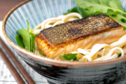 Salmon Teriyaki with Udon Noodle Salad